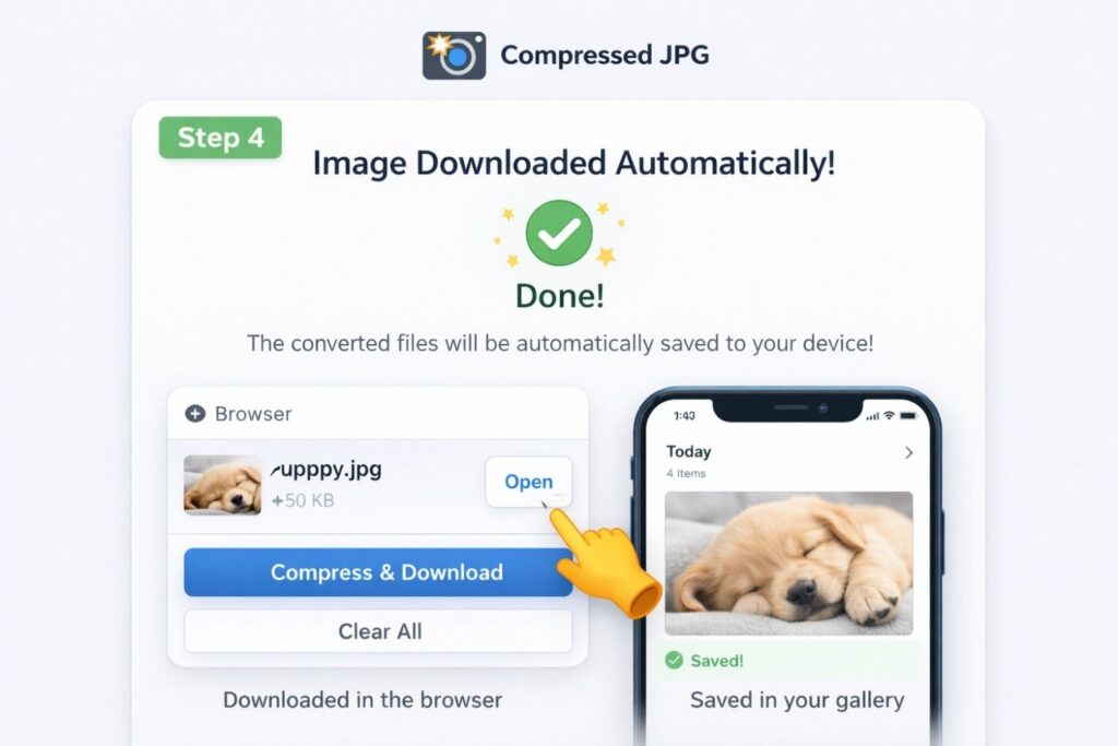 Compress JPEG and JPG Images
