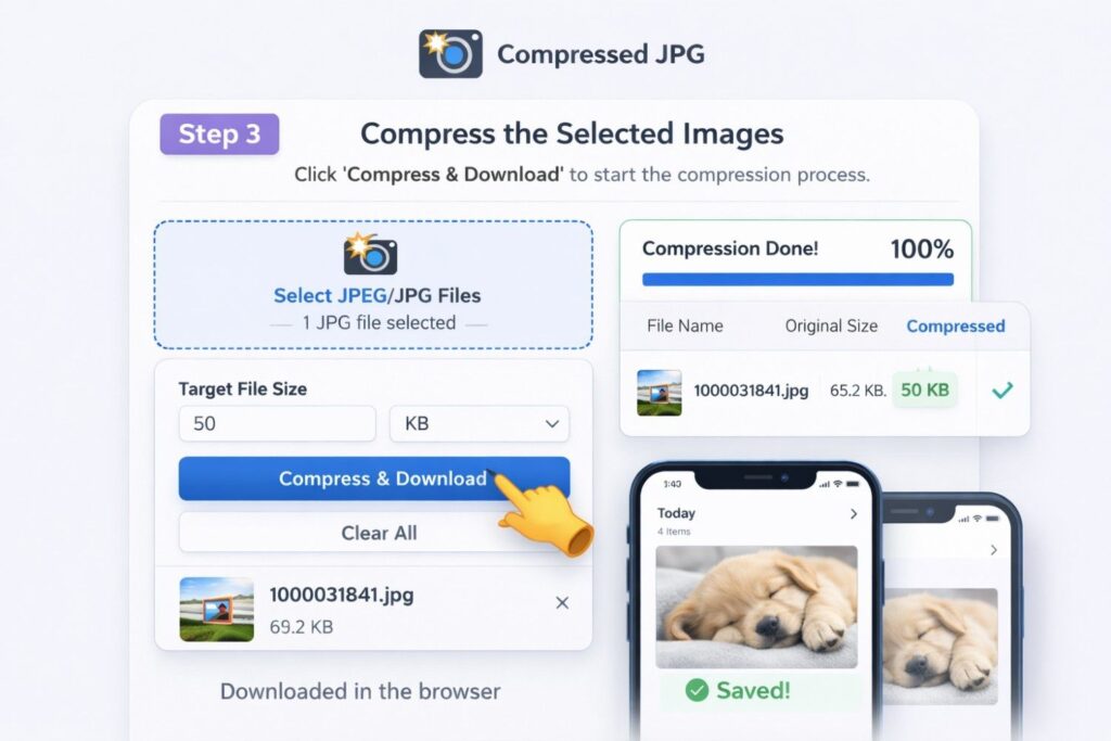 Compress JPEG and JPG